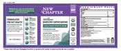 All Flora Digestive Super Greens Powder 30 Servings by New Chapter information label