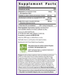 All Flora Probiotic Flora Fortify 14 Capsules by New Chapter supplement facts label
