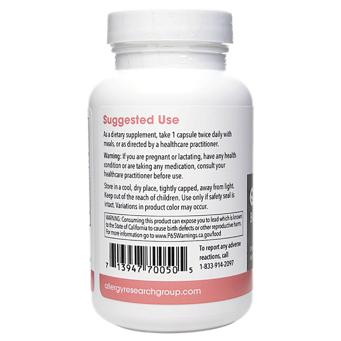Allergy Research Group's Quercetin Bioflavonoids 100 capsules Suggested Use
