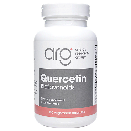 Bottle of Allergy Research Group's Quercetin Bioflavonoids 100 capsules