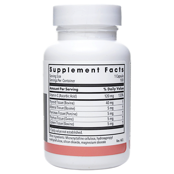 Allergy Research Group's TG 100 100 capsules Supplement Facts