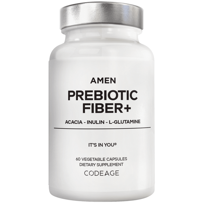 Amen Prebiotic Fiber+ 60 Capsules by CodeAge