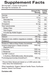 Amino Whey Pro Advantage Natura Health Products Supplement Facts label