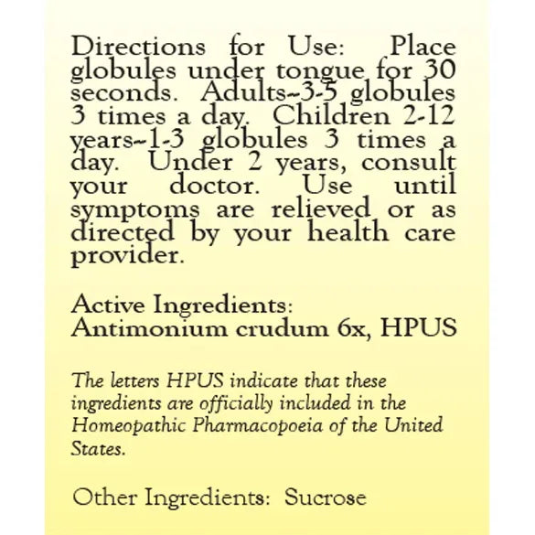 Antimonium Crudum 6X 30 ml by True Botanica