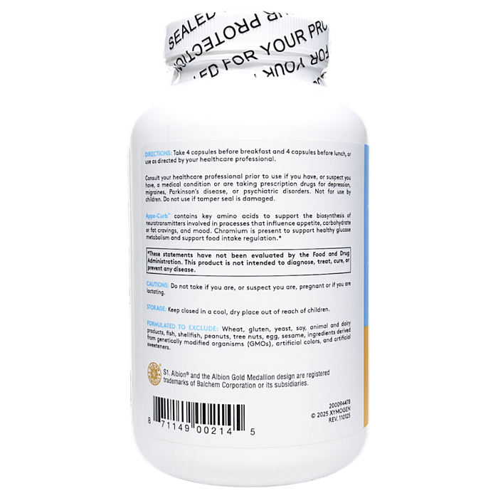 Xymogen's Appe-Curb 240 capsules directions