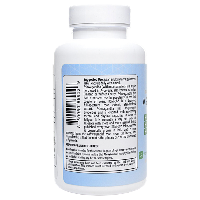 Project AD's Ashwagandha 60 capsules suggested use