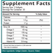 Smidge Australian Emu Oil supplement facts label, 90 softgels