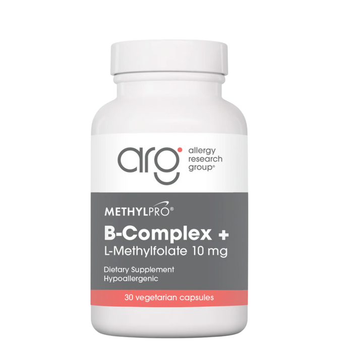 B-Complex + 10 mg L-Methylfolate 30 Capsules by MethylPro