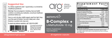 B-Complex + 10 mg L-Methylfolate 30 Capsules by MethylPro Label