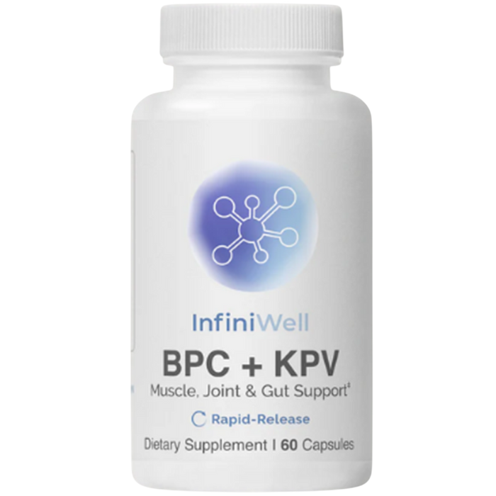BPC + KPV, Muscle, Joint & Gut Support, Rapid-Release Capsules by InfiniWell 60 capsules