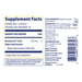 BeanAssist 30 Capsules by Enzymedica supplement facts label
