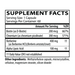 Berberine Complex 60 Capsules by Neurobiologix Supplement Facts Label