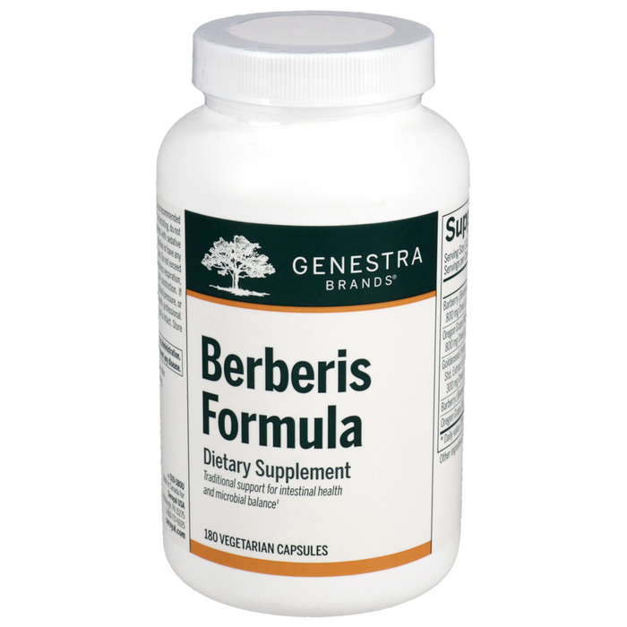 Berberis Formula 180 Vegetable Capsules by Seroyal Genestra – Digestive Support Supplement with Barberry, Oregon Grape, and Goldenseal