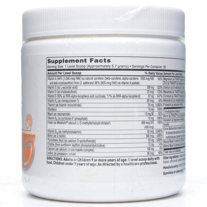 Product label image of VitaSpectrum Powder Berry-Pomegranate 165 g by Klaire Labs/SFI Health