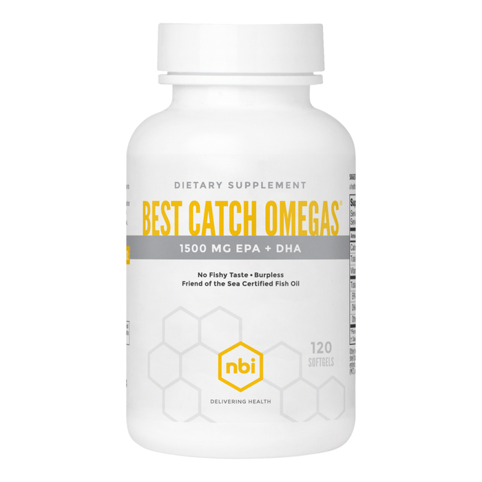 Best Catch Omegas 120 Softgels by NBI