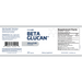 Beta Glucan 100mg 60 Capsules by BWH Labs information label