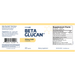 Beta Glucan 500mg 60 Capsules by BWH Labs information label