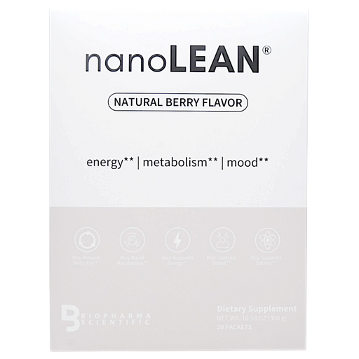 Box of BioPharma Scientific's NanoLean 30 packets