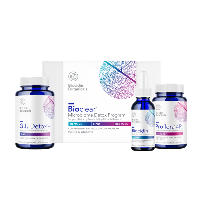 Bioclear Microbiome Detox Program with Biocidin Liquid 30 Servings by Biocidin Botanicals