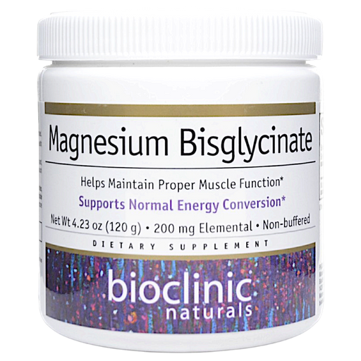 Canister of Bioclinic Naturals' Magnesium Bisglycinate 5.1 oz
