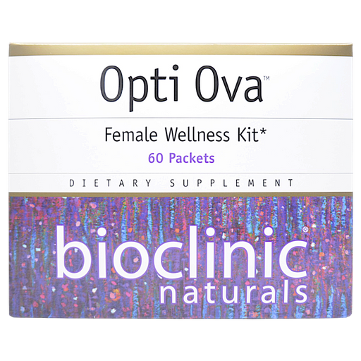 Box of Bioclinic Naturals' Opti Ova Female Wellness Kit 60 packets