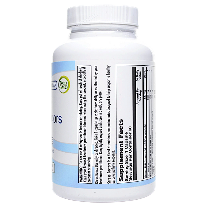 Biogenesis' Stress Factors 60 capsules Suggested Use