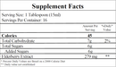 Black Elderberry Extract 8 fl oz by Ecological Formulas supplement facts label