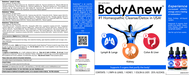 BodyAnew Cleanse Oral Drops 150 mL by MediNatura bottle information label
