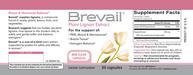 Brevail 30 Capsules by Barlean's Organic Oils Label