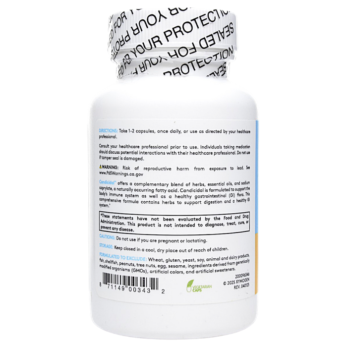 Xymogen's Candicidal 60 Capsules directions