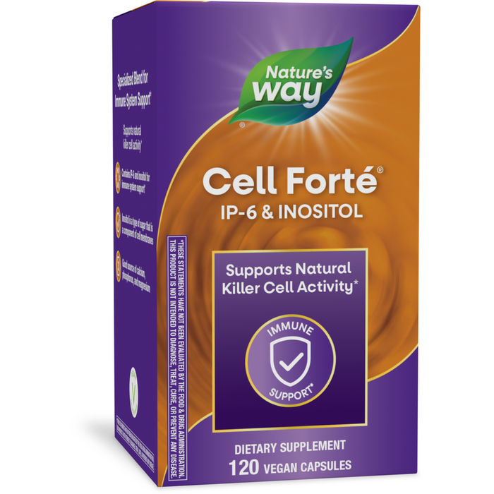 Nature's Way, Cell Forte IP-6 & Inositol 120 veg caps, Front View