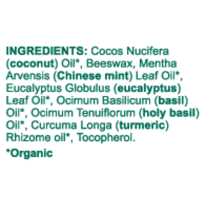 Chest Balm P.M. 50 Grams by Himalaya Wellness supplement facts label
