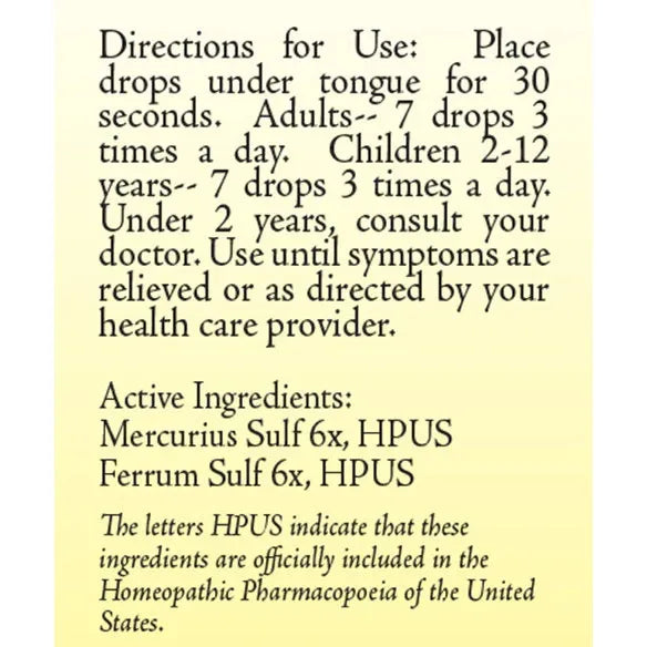 Cinnabar-Pyrite 6X 30 ml by True Botanica