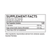 Clear Focus 60 Capsules by Thorne supplement facts label 