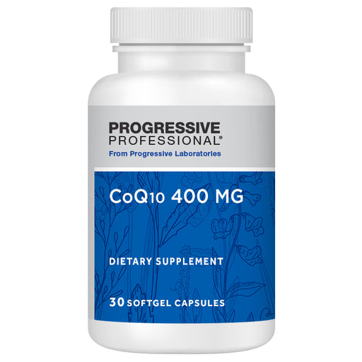 Front product image of CoQ10 400 mg 30 gels by Progressive Labs