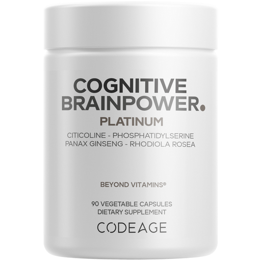 Cognitive Brainpower Platinum 90 Capsules by CodeAge