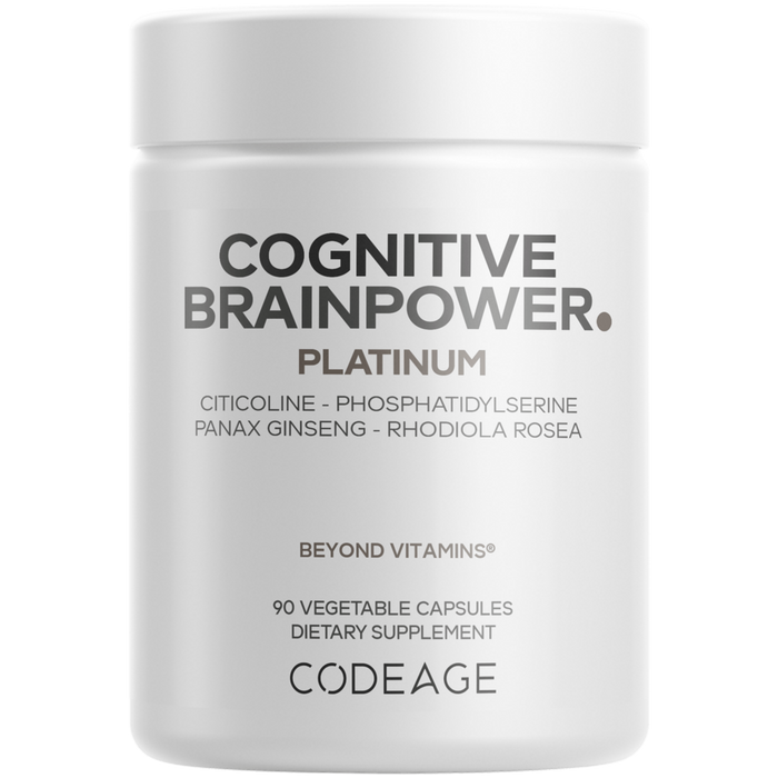 Cognitive Brainpower Platinum 90 Capsules by CodeAge