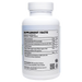 Project AD's Curcumin+ 60 capsules supplement facts label