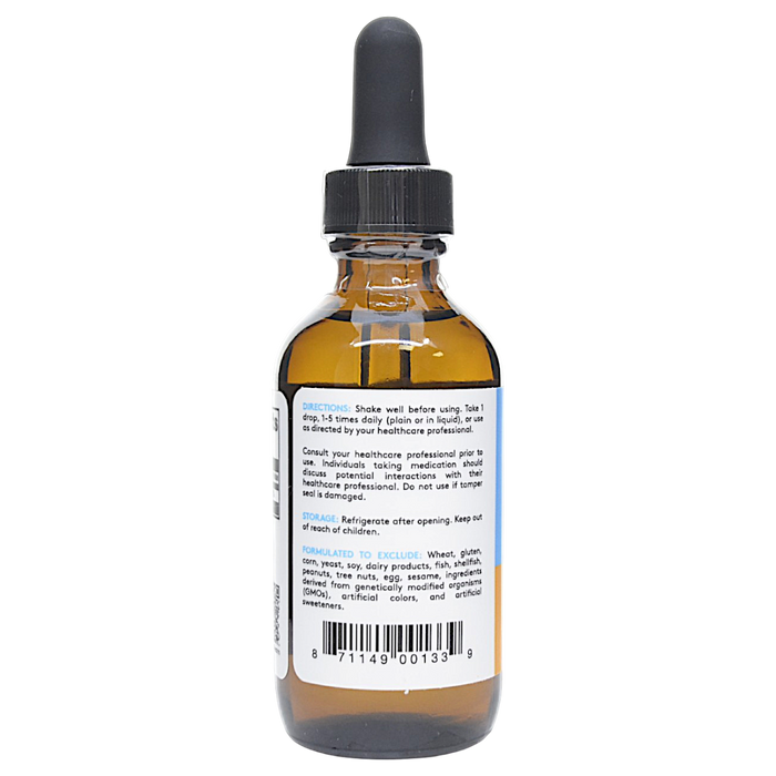 Xymogen's D3 Liquid 2 fluid ounces directions