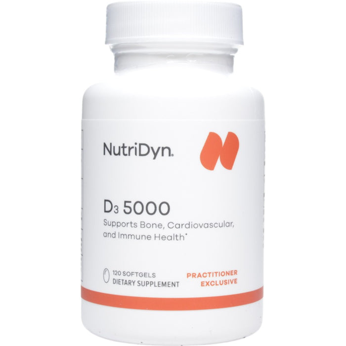 NutriDyn, D3 5000 120 Softgels
