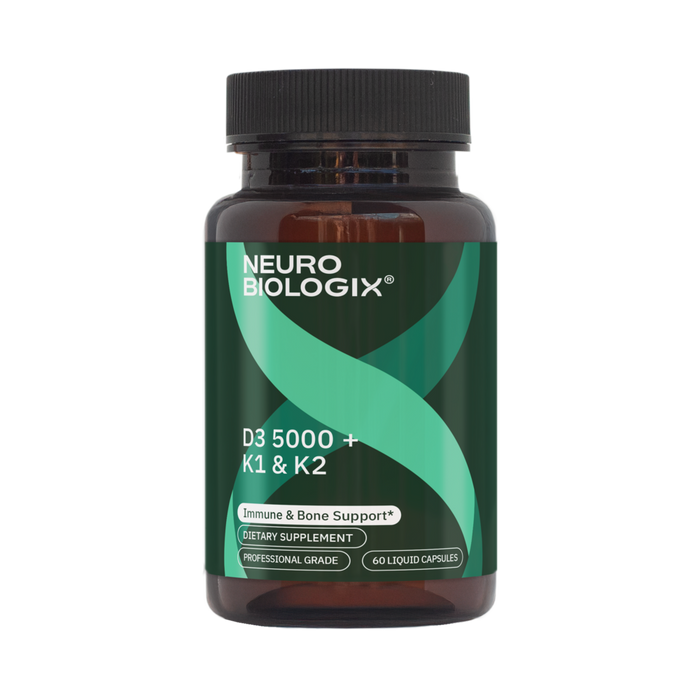 D3 5000 + K1/K2 60 Capsules by Neurobiologix