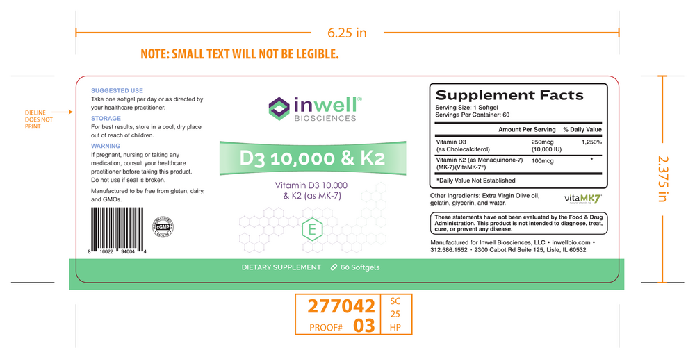 DIM 150mg 60 Capsules by Inwell Biosciences supplement facts label and recommendations label