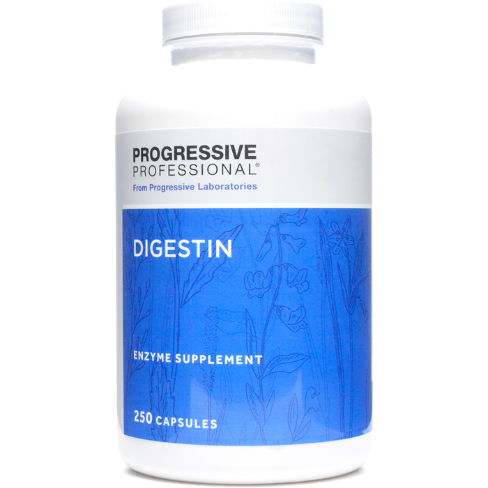 Progressive Professional Digestin enzyme supplement bottle on a white background