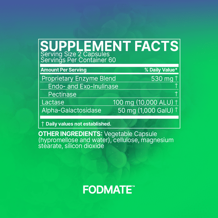 FODMATE 120 caps by Microbiome Labs