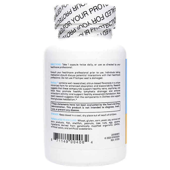 Xymogen's DioVasc 60 Capsules directions