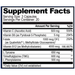Dopamine Brain Food 60 Capsules by Natural Stacks supplement facts label