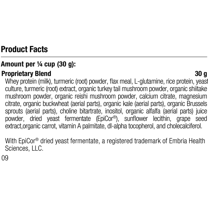 Equine Immune Support, Rev 06 Supplement Facts
