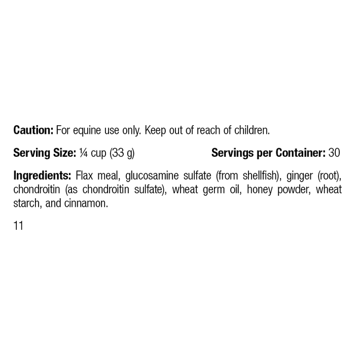 Equine Mobility Support, Rev 10 Supplement Facts