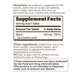 Endur-Acin ER 500mg 100 Tablets by Endurance Products supplement facts
