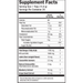 Eye Remedy Tangerine Swirl 16 fl oz by Barlean's Organic Oils supplement facts label